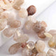 1  Strand Golden Rutile Faceted  Briolettes - Pear Drop Beads11mmx9mm-22mmx13mm 10 Inches BR2146 - Tucson Beads