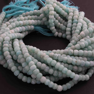 1 Strand Amazonite Faceted Rondelles - Amazonite Roundel Beads - 7mm-8mm - 14  Inches BR01042 - Tucson Beads