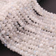 1 Strand White Rainbow  Moonstone Faceted Rondelles  -  6mm-8mm -10Inches BR1501 - Tucson Beads