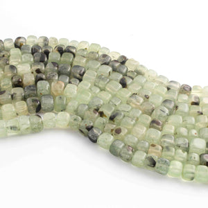 1 Strand Green Pyrite Smooth Cube Beads - Cube Beads 6mmx7mm-8mmx9mm-10 InchesBR01652 - Tucson Beads