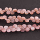1 Strands Peach Moonstone Smooth Briolettes - Heart Beads 7mm-11mm- 9 Inches BR2629 - Tucson Beads
