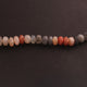 1 Strand Multi Moonstone Faceted Rondelles -  Multi Moonstone Faceted Roundle 10mm 8 Inches BR1096 - Tucson Beads