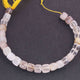 1 Strand Golden Rutile Cubes Briolettes - Golden Rutile Box Shape Beads 8mm-11mm 8 Inches BR3475 - Tucson Beads