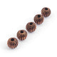 10 Pcs Natural Rose Gold Copper Color - Round Faceted Beads-12mmGPC654 - Tucson Beads