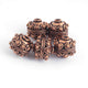 5 Pcs Natural Rose Gold Copper Color - Round Faceted Beads-12mmGPC606 - Tucson Beads