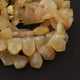 1 Strand Yellow Opal Faceted Briolettes - Hexagon Shape Briolettes  17mmx13mm-16mmx11mm - 9 Inches BR4089 - Tucson Beads