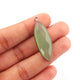 5 Pcs Green Chalcedony  Faceted Marquise Shape Oxidized Silver Plated Pendant   38mmx12mm  PC132 - Tucson Beads