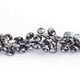 1  Strand Black Spinel Faceted Briolettes - Heart Shspe Briolettes -  8mm- 8 Inch BR3915 - Tucson Beads