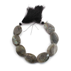 1  Strand Labradorite  Briolettes -Oval Shape  Briolettes  21mm x16mm-26mmx19mm 7.5 Inches BR958 - Tucson Beads