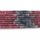 1 Strand Beautiful  Multi Sapphire Faceted Rondelles - Gemstone Roundelle Beads -5mm-15.5 Inches- BR03053 - Tucson Beads