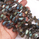 1 Long  Strand Labradorite  Faceted Briolettes -Pear Shape Briolettes - 10mmx6mm-14mmx7mm - 10 inch BR0438 - Tucson Beads