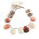 1 Strand Multi Moonstone Faceted Briolettes - Pear Shape Briolettes  20mmx16mm-25mmx16mm 8 Inches BR2070 - Tucson Beads