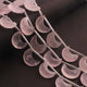 1 Strand Rose Quartz Half Moon Faceted Beads -Gemstone Briolettes 19mmx8mm-20mmx10mm--7 .5 Inches BR02769 - Tucson Beads