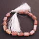 1 Strand Brown Jasper Faceted Briolettes  - Fancy  Briolettes  -12mmx7mm-11mmx7mm -9 Inches BR1183 - Tucson Beads