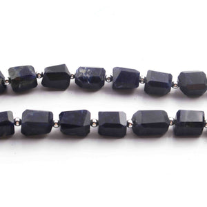 1 Strand Sodalite Fancy shape Beads - Sodalite Faceted  Fancy Beads 10mmx5mm-9mmx6mm-9 Inches BR2621 - Tucson Beads