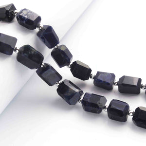 1 Strand Sodalite Fancy shape Beads - Sodalite Faceted  Fancy Beads 10mmx5mm-9mmx6mm-9 Inches BR2621 - Tucson Beads