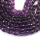 1 Long Strand Amethyst Faceted Briolettes - Drum Shape Briolettes - 10mmx7mm-14mmx12mm - 16 Inches BR01994 - Tucson Beads