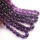 1 Long Strand Amethyst Faceted Briolettes - Drum Shape Briolettes - 10mmx7mm-14mmx12mm - 16 Inches BR01994 - Tucson Beads