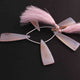 1 Strand Rose Quartz  Smooth  Briolettes -  Triangle  Shape Briolettes  37mmx12mm- 4 Inches BR2137 - Tucson Beads