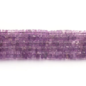 1 Strand Pink Amethyst Smooth Heishi Wheel  Briolettes - Wheel  Briolettes  - 5mm-8mm - 14.5 Inches BR01995 - Tucson Beads