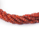 7 Strands Carneline Faceted Rondelles- Finest Quality Rondelles Beads 4mm 15 inch strand RB090 - Tucson Beads