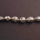 1  Long Strand Dalmatian jasper Faceted Briolettes  -Fancy Shape Briolettes- 13mmx6mm -12mmx6mm-9.5 Inches BR3849 - Tucson Beads