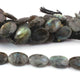 1  Strand Labradorite Faceted Briolettes  -Oval Shape Briolettes  20mmx27mm - 20mmx28mm 10 Inches BR0588 - Tucson Beads