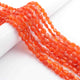 1 Strand Carnelian Faceted Oval Shape Briolettes - Oval Shape Briolettes 9mmx6mm-7mmx5mm 13 Inches BR01692 - Tucson Beads