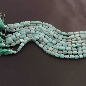 1 Strand  Amazonite  Faceted Tumbled Shape- Nuggets Beads-Briolettes-8mmx8mm-16mmx8mm-10 inches-BR01684 - Tucson Beads