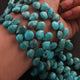 1 Strand Natural Sleeping Beauty Turquoise Faceted Big Size Pear Drop Briolettes -Arizona Turquoise Pear -6mmx4mm-12mmx10mm 8 Inches BR456 - Tucson Beads