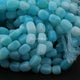 1 Strand Peru Opal Smooth Briolettes -Tumble Shape Briolettes - 17mmx11mm-10mmx10mm- 13 Inches BR2177 - Tucson Beads