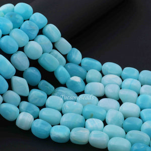 1 Strand Peru Opal Smooth Briolettes -Tumble Shape Briolettes - 17mmx11mm-10mmx10mm- 13 Inches BR2177 - Tucson Beads