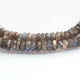 1  Long Strand Labradorite Faceted Roundells - Round Shape Roundells 7 mm-8 Inches BR1207 - Tucson Beads