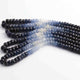 1 Strand Shaded Blue Sapphire Faceted Rondelles - Faceted Beads - Gemstone Beads - 5mm-6mm -16 Inch BR01063 - Tucson Beads