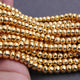 1 Strand Finest quality Gold Pyrite Briolettes - Gold Pyrite Faceted Roundelles Beads 6mm 8.5 Inch BR1672 - Tucson Beads