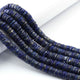 1 Long Strand Lapis Lazuli Faceted Heishi Briolettes - Wheel Beads  6mmx10mm 13 Inches BR2122 - Tucson Beads