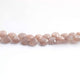 1  Long Strand Chocolate MoonStone Faceted Briolettes -Heart Shape Briolettes   6mmX7mm-8mmx7mm  8  Inches BR0175 - Tucson Beads