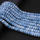 1 Strand Boulder Opal Smooth Rondelles  - Blue Oregon Beads - 8mm-9mm 14.5 Inches BR2238 - Tucson Beads