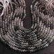 1 Strand Black Rutile Smooth Rondelles - Gemstone Rondelles - 6mm 13 Inches BR02348 - Tucson Beads