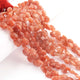 1 Stand Sunstone Faceted  Briolettes - Heart Shape Briolettes - 7mmx5mm-10mmx11mm - 8 Inches BR02045 - Tucson Beads