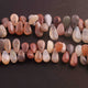 1  Long Strand Multi Stone Smooth Briolettes - Pear Shape Mix Stone Briolettes - 21mmx11mm-8mmx8mm - 7 Inches BR01703 - Tucson Beads