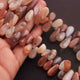 1  Long Strand Multi Stone Smooth Briolettes - Pear Shape Mix Stone Briolettes - 21mmx11mm-8mmx8mm - 7 Inches BR01703 - Tucson Beads