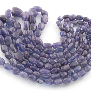 1 Long Strand Tenzanite  Smooth Briolettes -Oval Shape Briolettes -10mmx7mm-23mmx18mm -18 Inches BR01268 - Tucson Beads