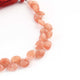 1 Long Sunstone Faceted  Briolettes - Heart Shape Briolettes - 5mm-7mm- - 8 Inches BR02044 - Tucson Beads