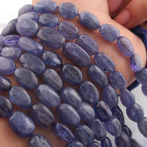 1 Long Strand Tenzanite  Smooth Briolettes -Oval Shape Briolettes -10mmx7mm-23mmx18mm -18 Inches BR01268 - Tucson Beads