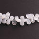 1  Strand White Rainbow Moonstone  Faceted Briolettes - Pear Shape  Briolettes  9mmx6mm-15mmx8mm 10 Inches BR3017 - Tucson Beads