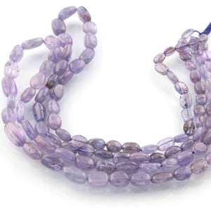 2 Long Strands Tenzanite  Smooth Briolettes -Oval Shape Briolettes - 6mmx4mm-10mmx6mm - 16 Inches BR1871 - Tucson Beads