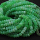 1 Long Strands Green Opal Smooth Rondelles - Green Opal Roundel Beads 7mm 14 Inches BR0217 - Tucson Beads