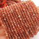 1 Strand Sunstone Faceted Rondelles-Gemstone Beads 3mm-4mm 12 Inch BR252 - Tucson Beads