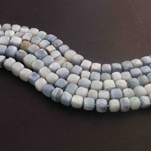 1  Strand  Bolder Opal Faceted Briolettes -Cube Shape  Briolettes- 8mmx10mm- 10.5 Inches BR01716 - Tucson Beads